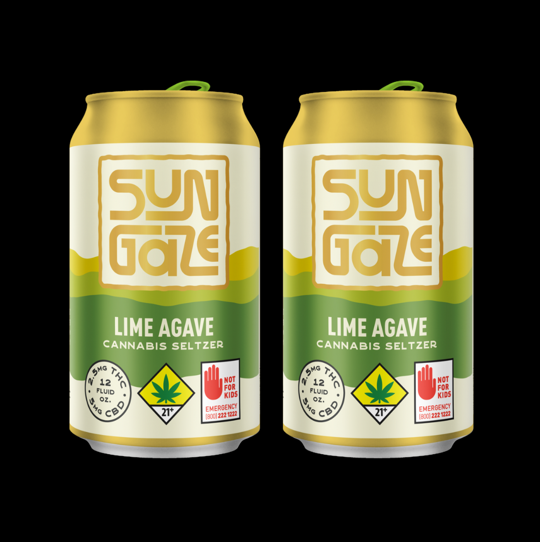 Photograph of product: Lime Agave Seltzer | 2 Pack Sungaze