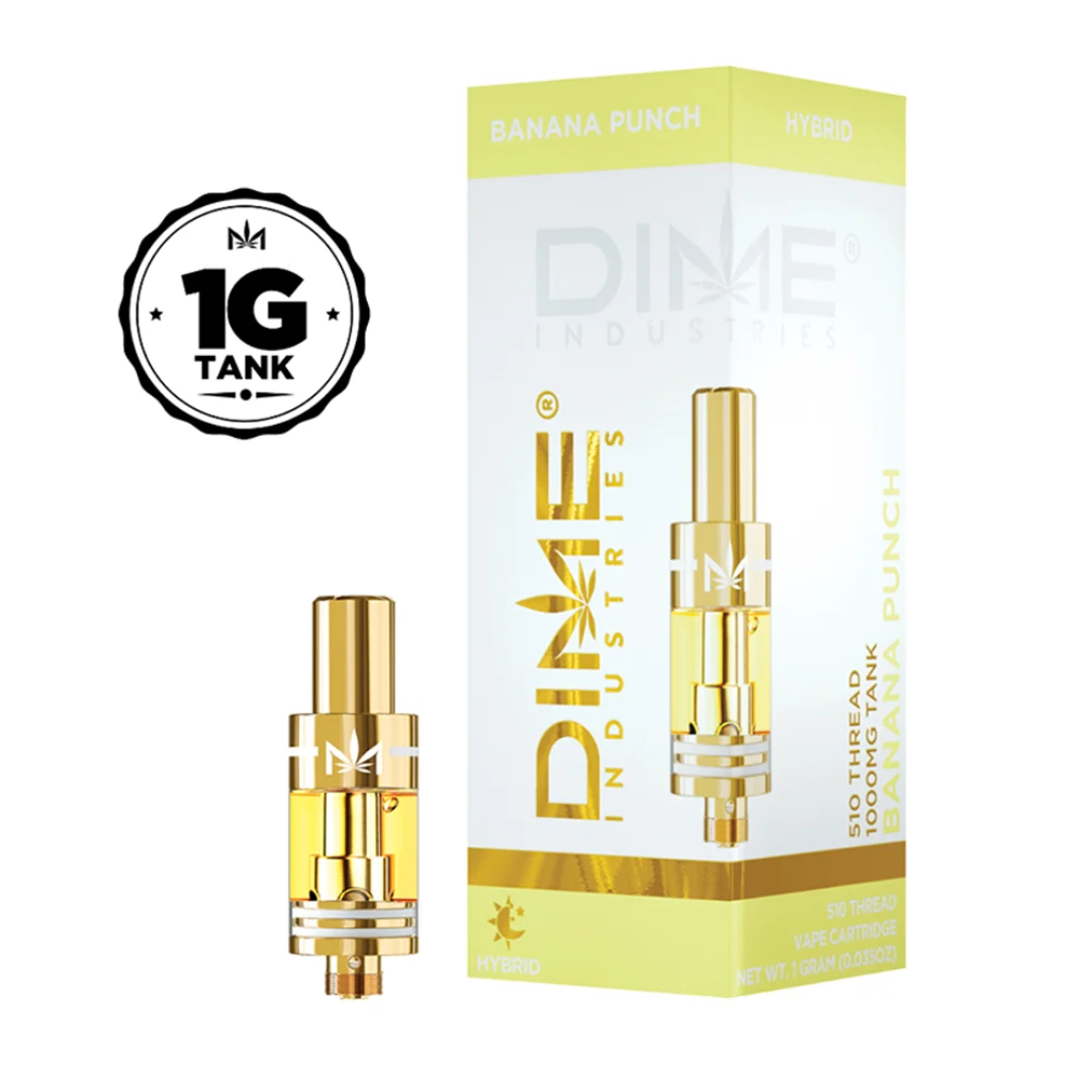 Photograph of product: Dime Industries - Banana Punch (Hybrid) Cartridge