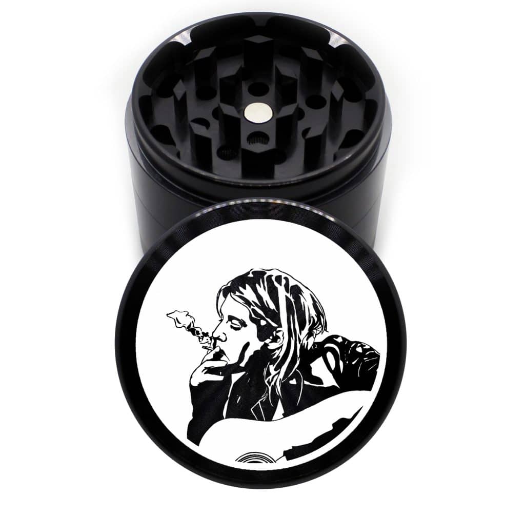 Photograph of product: 4-Piece 'Kurt Cobain' Grinder, 63mm