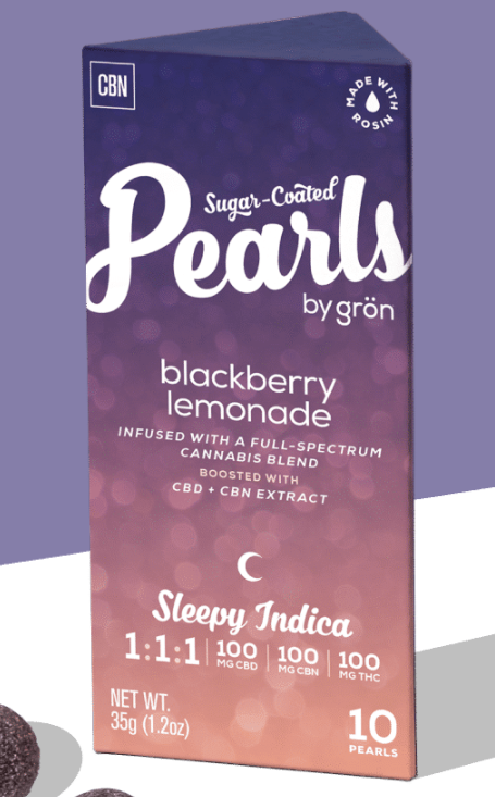 Photograph of product: Grn | Blackberry Lemonade 1:1:1 CBN/CBD/TH-oui | 10pk/100mg