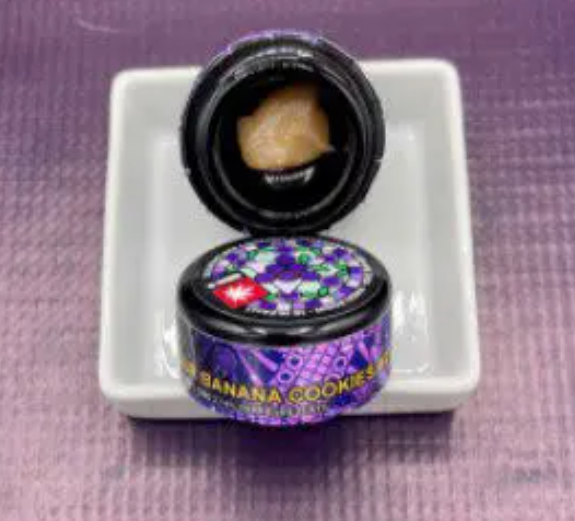 Photograph of product: Rosin - 1g Grape God (B) - - Rainbow Milkshake