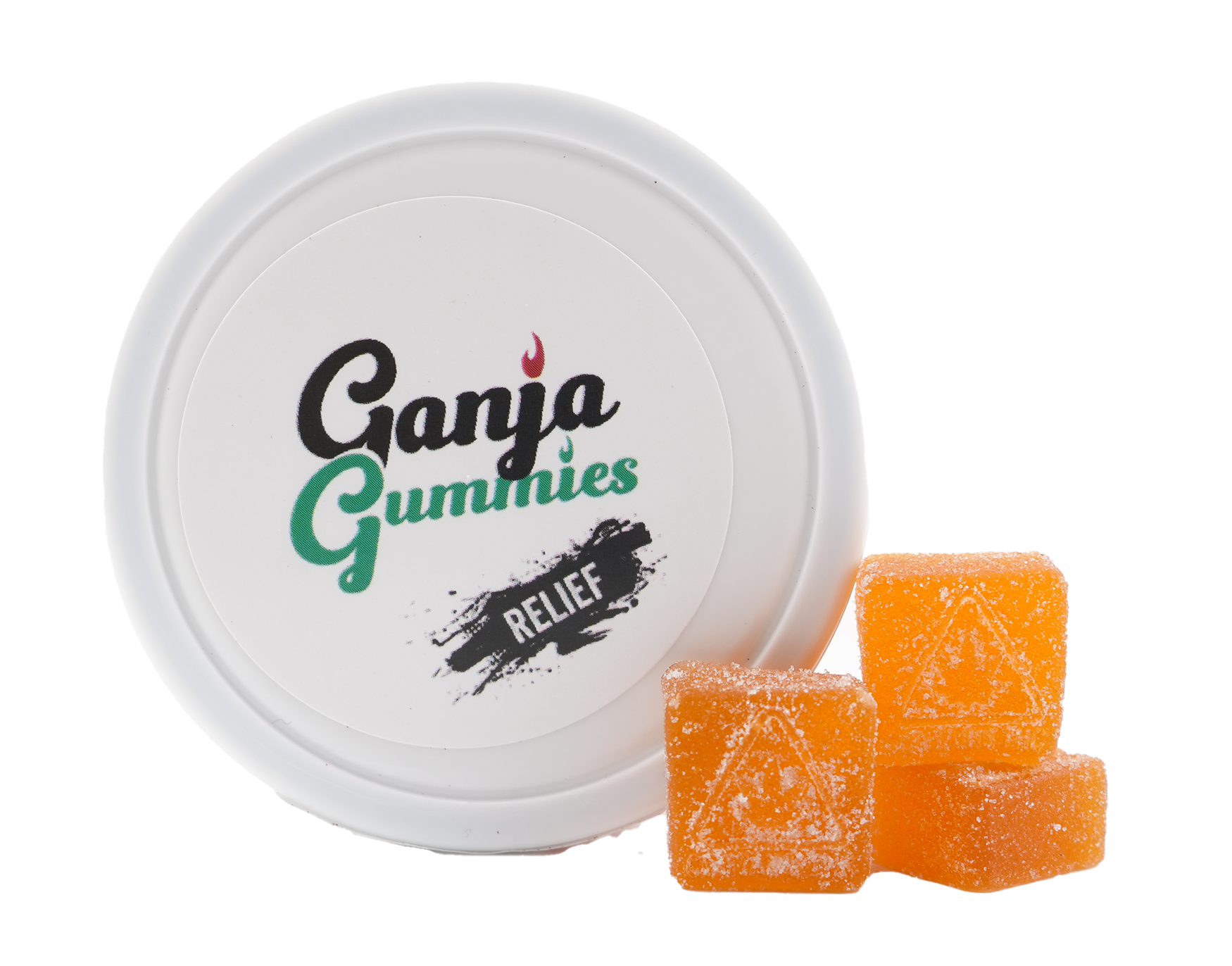 Photograph of product: Relief - 1:1:1:1 Full Spectrum Ice Water au chocolat Gummies - 10mg 10pk