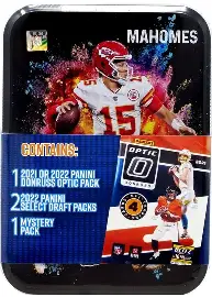Photograph of product: Trading Cards | NFL | Tin | Patrick Mahomes Tin