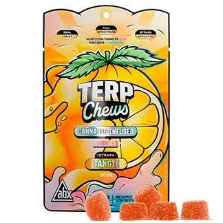 Photograph of product: ABX Terp Chews - Tangie Gummies - 100mg