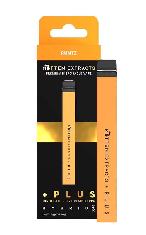 Photograph of product: Mitten Extracts - Disposable - Runtz