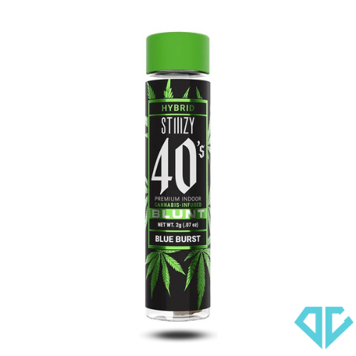 Photograph of product: Stiiizy 40's Blue Burst Infused Blunt 2g