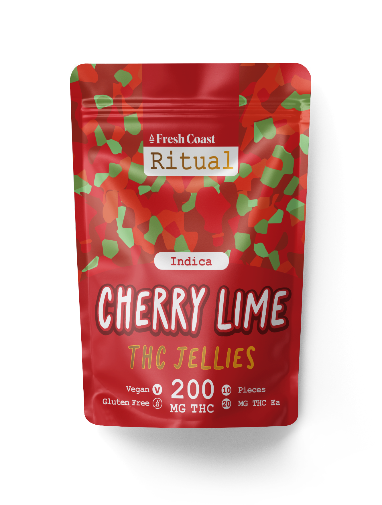 Photograph of product: Ritual Cherry Lime Gummies | 200mg