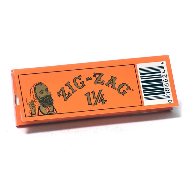 Photograph of product: ZIG ZAG ORANGE ROLLING PAPERS 1 1/4 IN