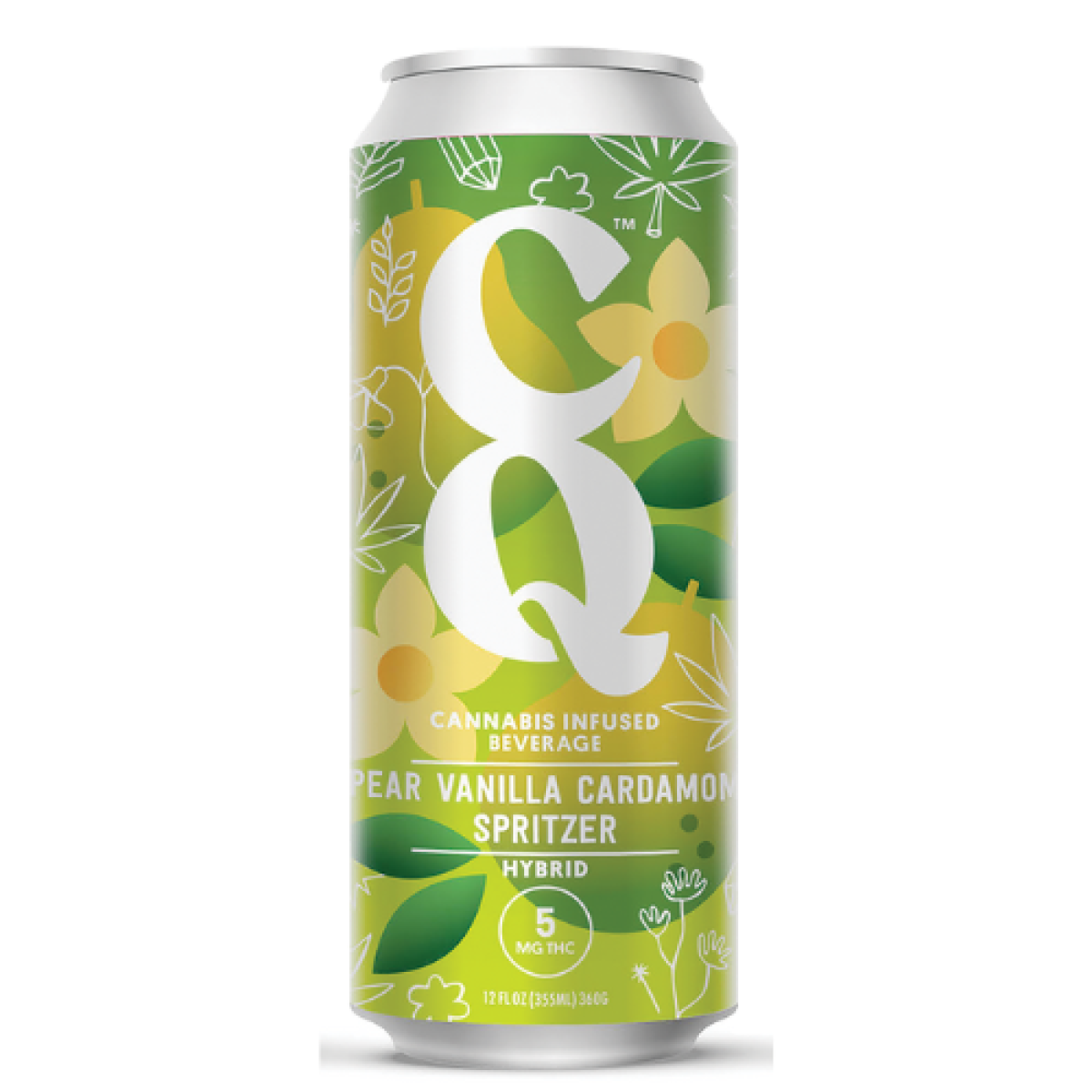 Photograph of product: Pear Vanilla Cardamom Seltzer | 5mg