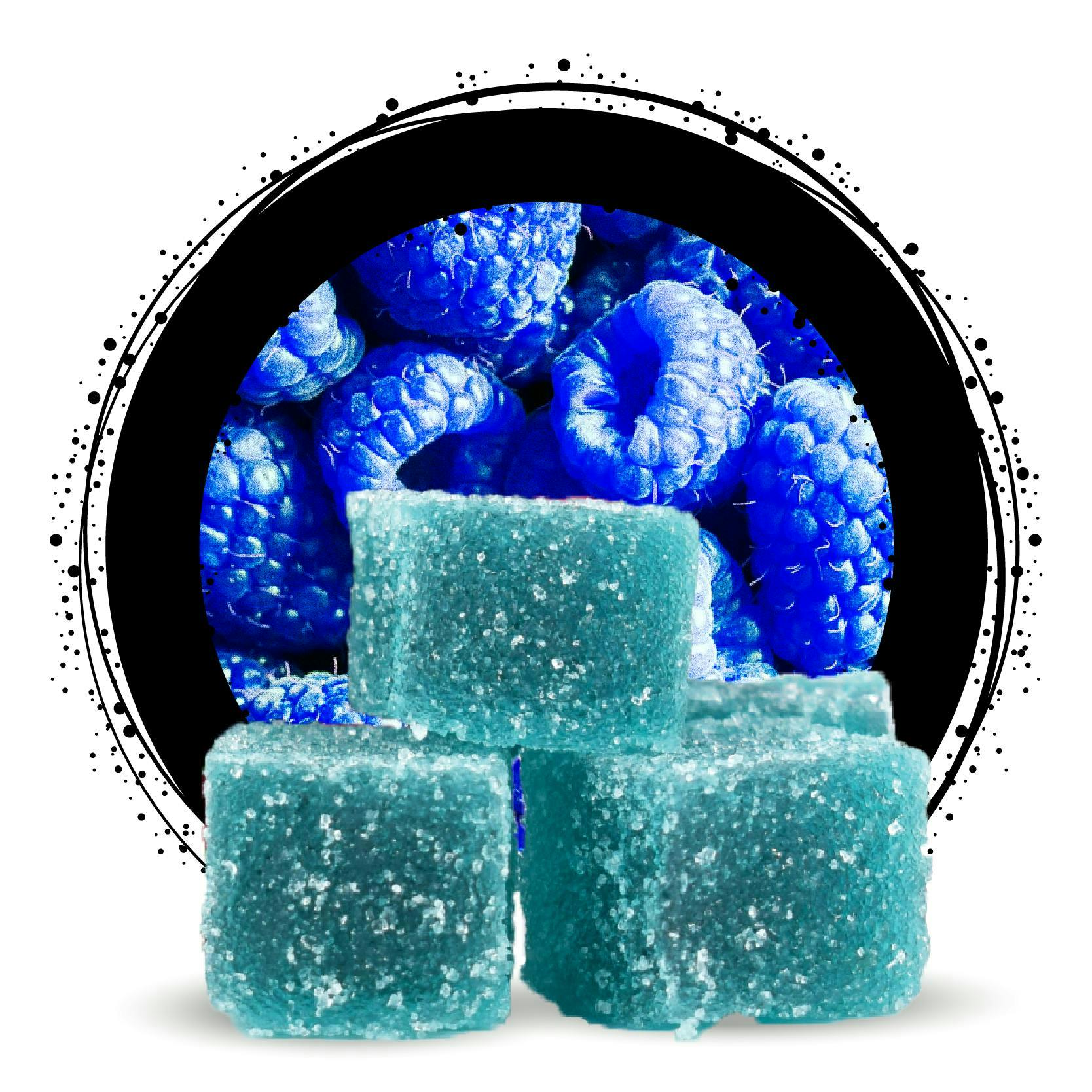 Photograph of product: Blue Raspberry | 100mg 20pk Gummies - 