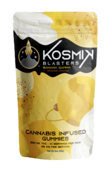 Photograph of product: Gummy | Banana Gamma | 5mg 20pk