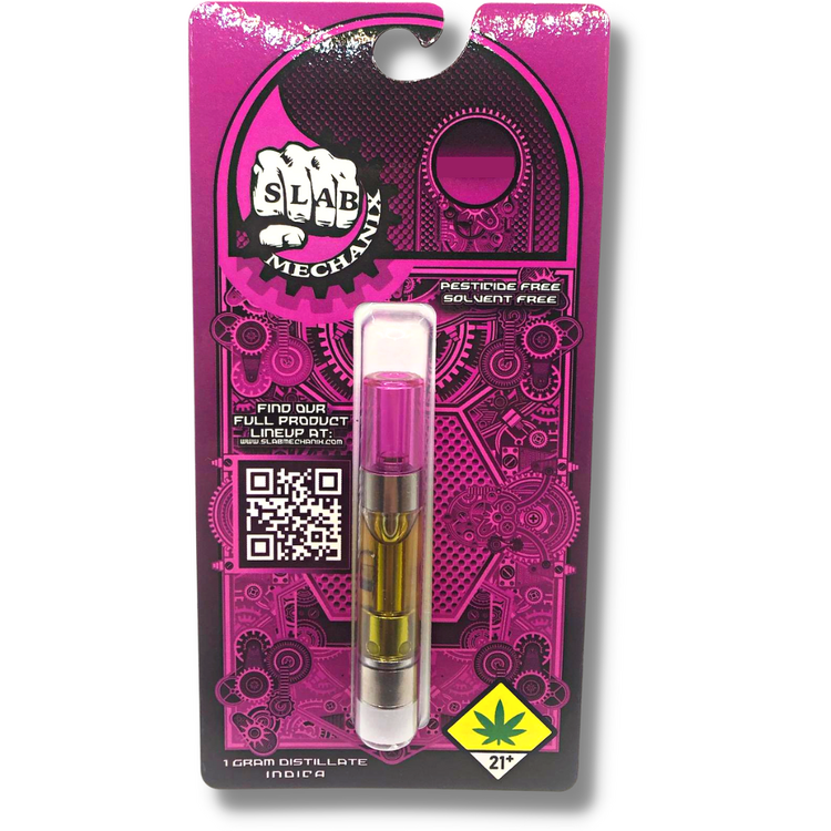Photograph of product: Blue Nerdz Distillate 510 Cartridge (Slab Mechanix)
