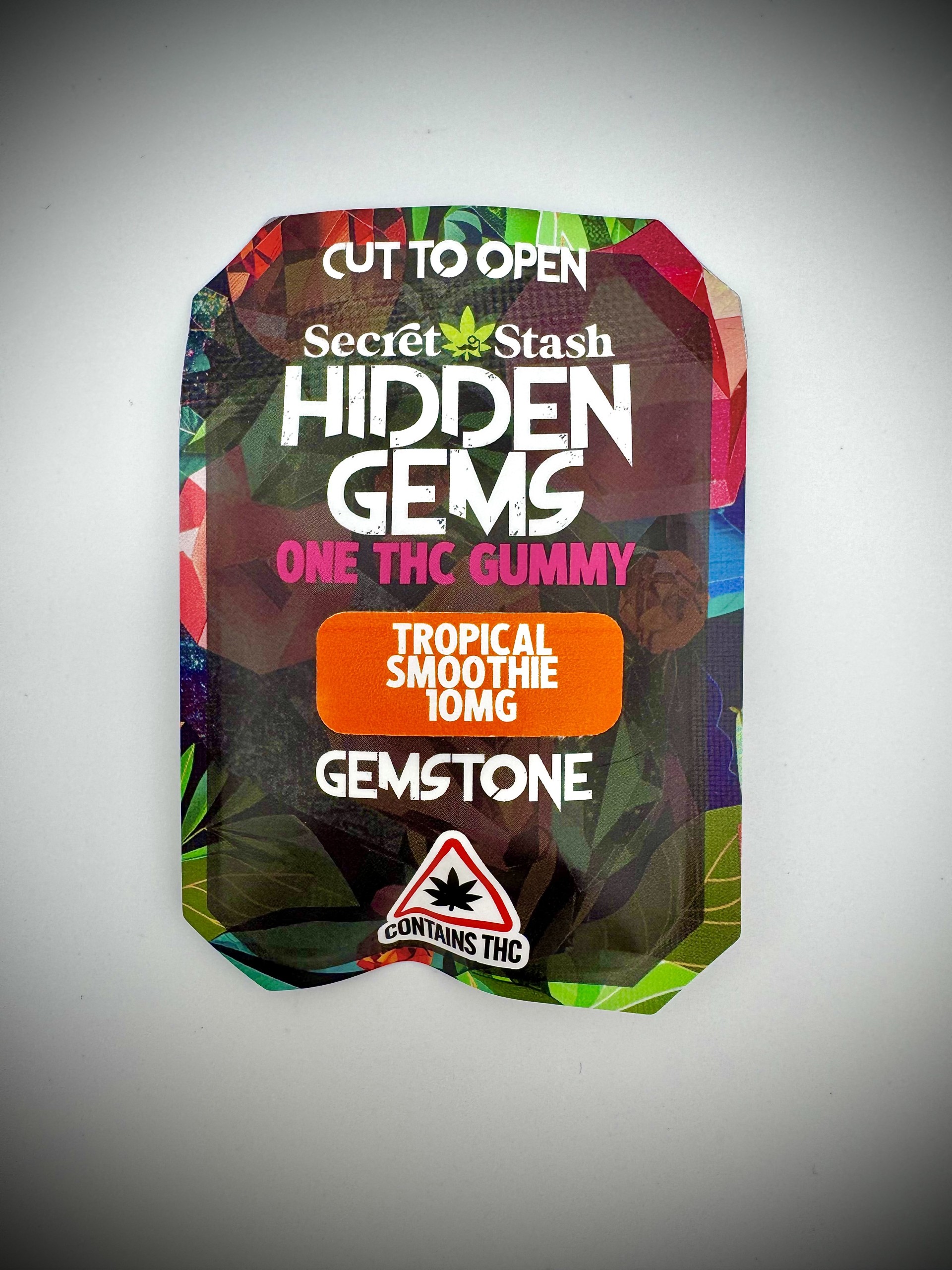 Photograph of product: Hidden Gems 10mg | Tropical Smoothie | Solo Gummy