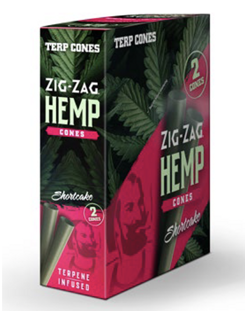 Photograph of product: ZIG-ZAG TERPENE INFUSED HEMP CONES SHORTCAKE