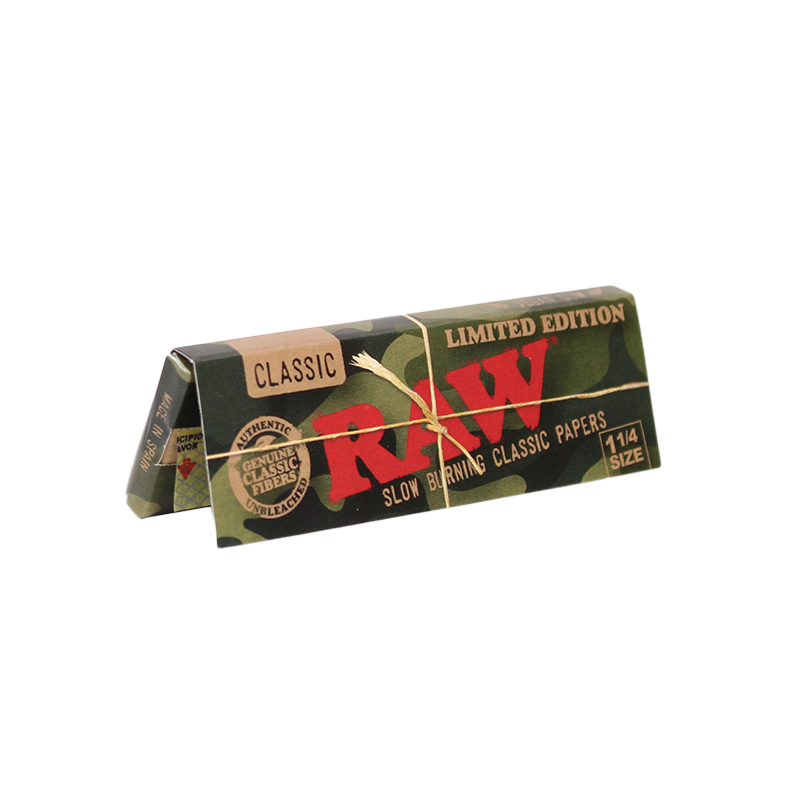 Photograph of product: Raw Papers | 1 1.4 | CAMO Limited Edition | 300 Pts
