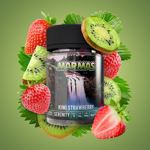 Photograph of product: 50:1 Kiwi Strawberry CBD | 10-pack