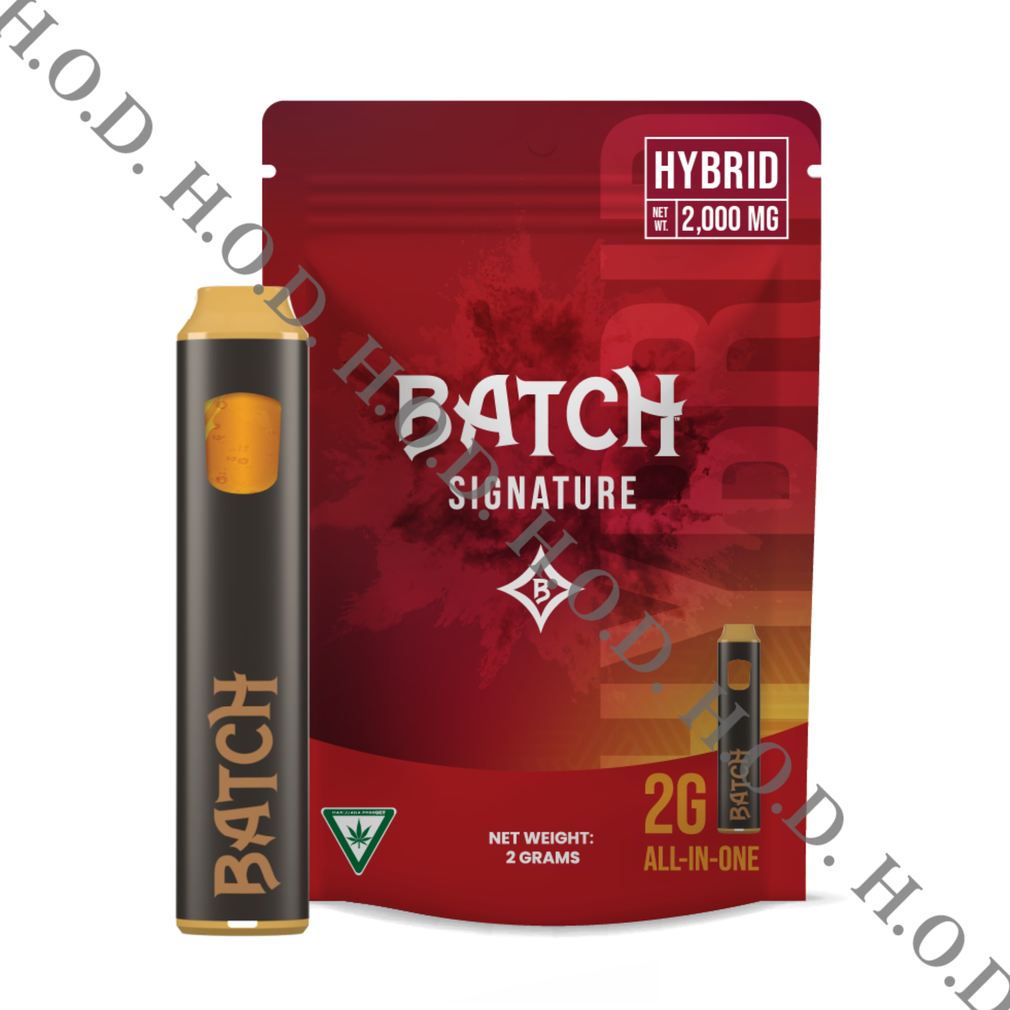 Photograph of product: Batch Blueberry Cookies Disposable 2g