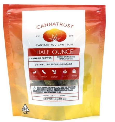 Photograph of product: 1/2 oz Blue Dream (Oui'd) Flower TH-oui:31% $50 or 2/$90 - 14g