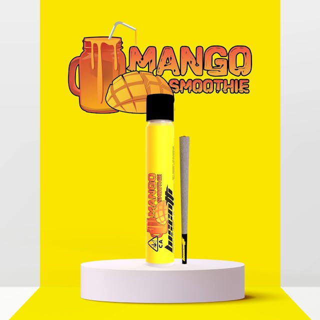 Photograph of product: Mango Smoothie 1g Infused Pre-Roll - 