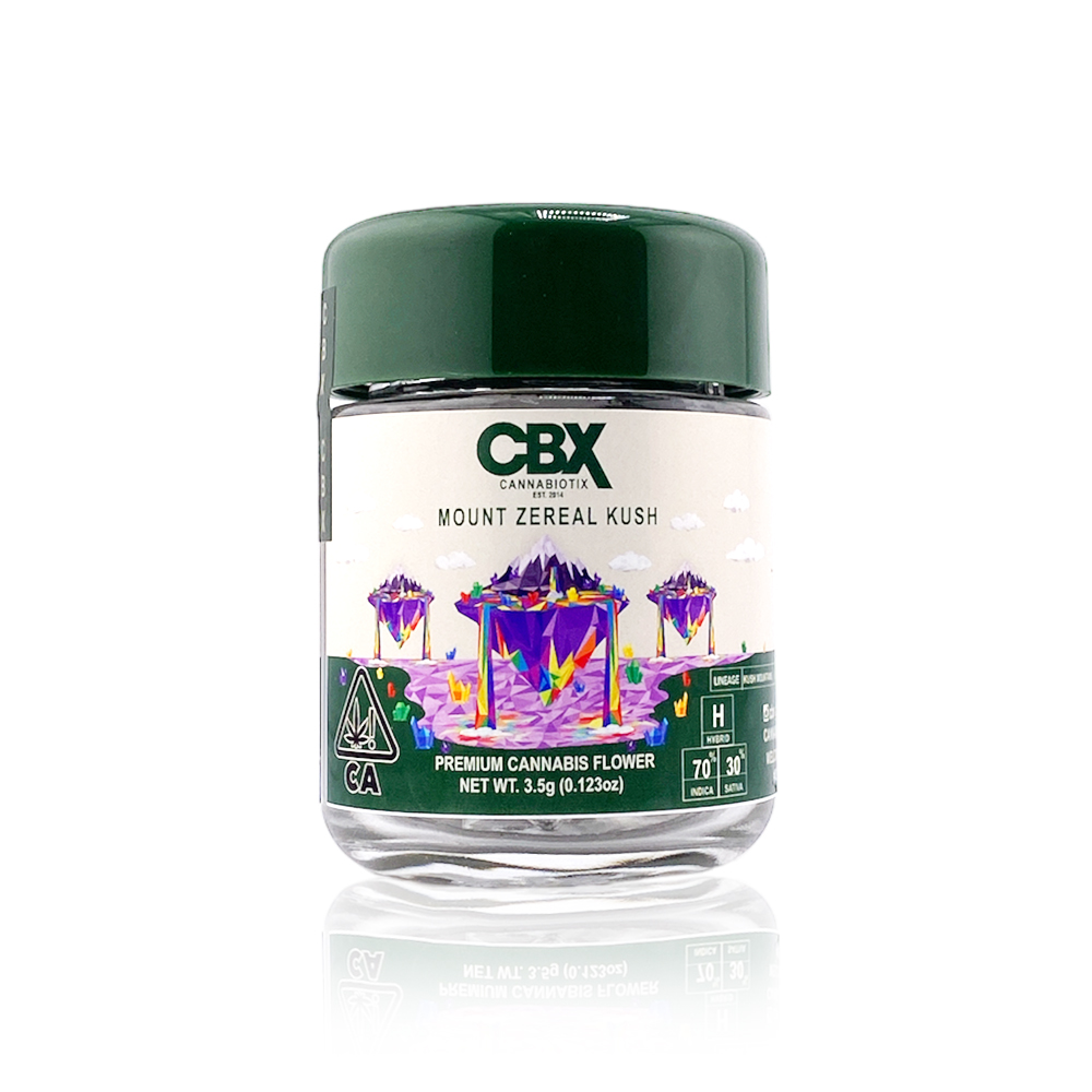 Photograph of product: CBX - Flower - Mount Zereal Kush - 3.5G