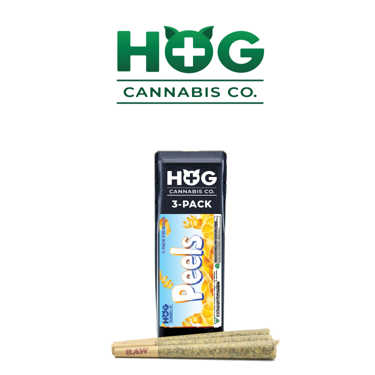 Photograph of product: Peels 3-Pack PreRolls