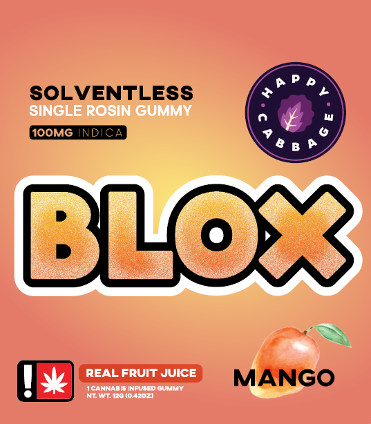 Photograph of product: Mango Gummy Single | 100mg