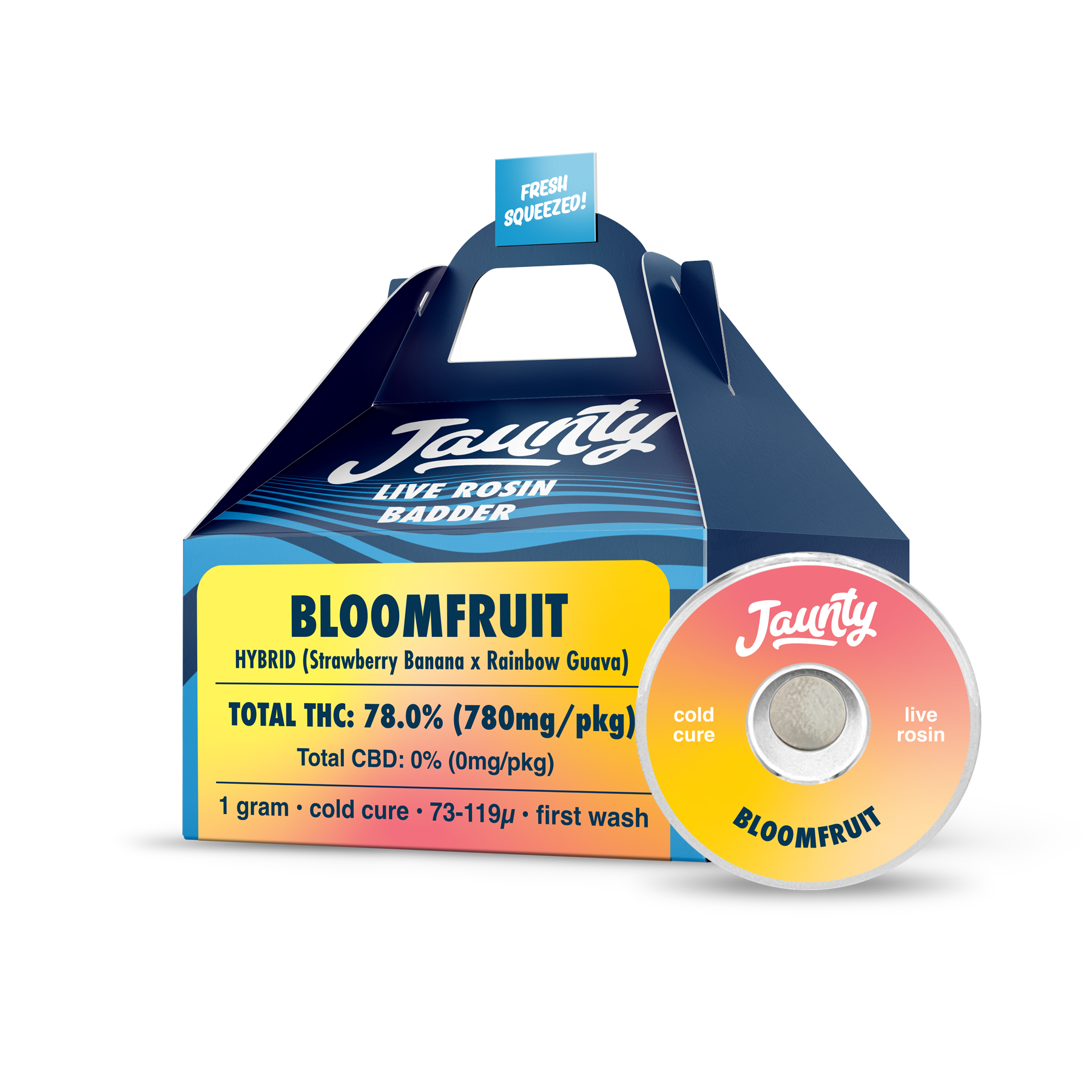 Photograph of product: Jaunty - Bloomfruit - Live Rosin Badder