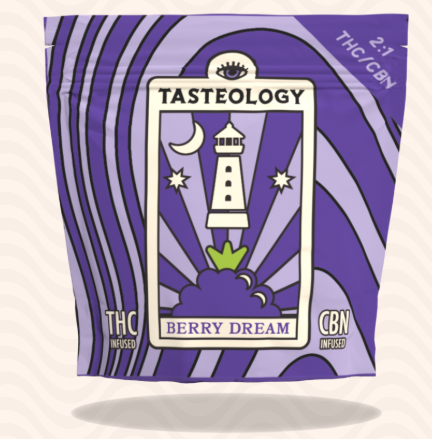 Photograph of product: Berry Dream Gummies TH-oui:CBN | 100mg