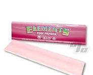 Photograph of product: ELEMENTS King Size Pink Rolling Papers