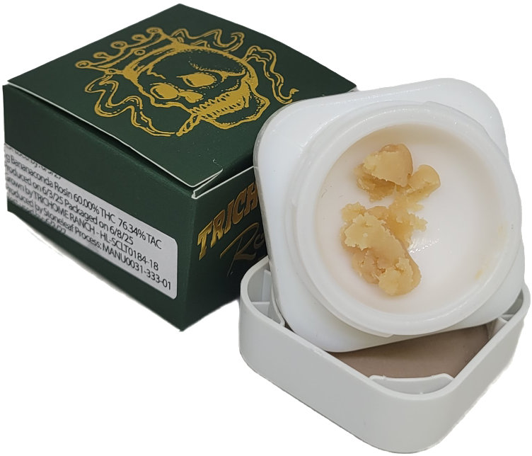 Photograph of product: Bananaconda au chocolat Rosin | Trichome Ranch