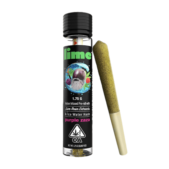 Photograph of product: Purple Zaza Pre-Roll 1.75g - 