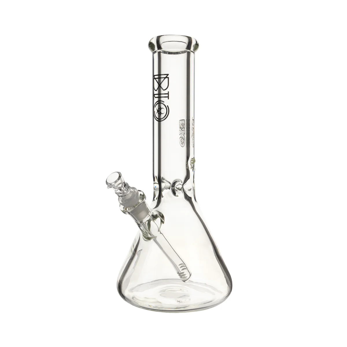 Photograph of product: BIO Glass Heavy 50 x 9 Beaker Water Pipe 12" - 14mm - Black