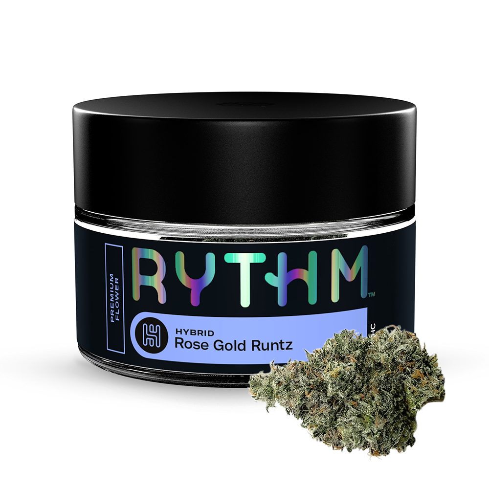 Photograph of product: Rose Gold Runtz | Premium Flower | Hybrid | 3.5g
