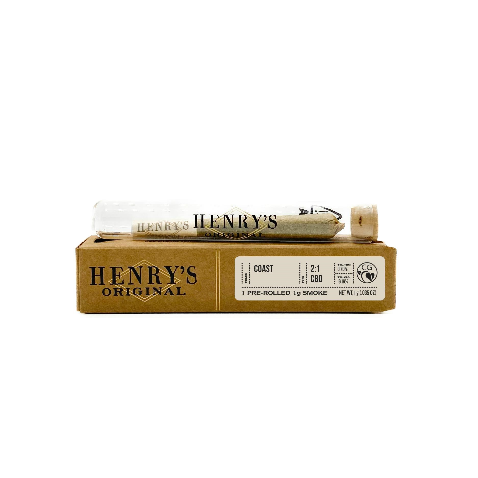 Photograph of product: Coast   2:1 Cbd:Thc