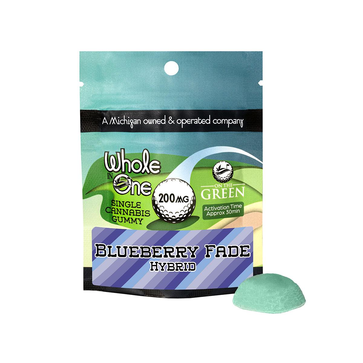 Photograph of product: MONSTER X - BLUEBERRY FADE - WHOLE IN ONE - 200MG