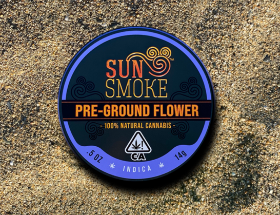 Photograph of product: SUN SMOKE - - Oui'd BLEND - PRE-GROUND FLOWER - 14g