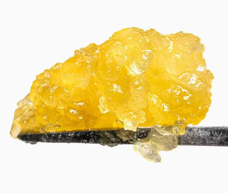 Photograph of product: West Coast Cure First Class Funk Hybrid Live Resin Sugar 1g