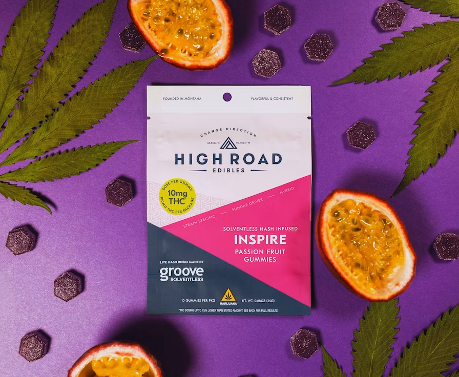 Photograph of Product: Groove x HRE Passion Fruit Solventless Gummies