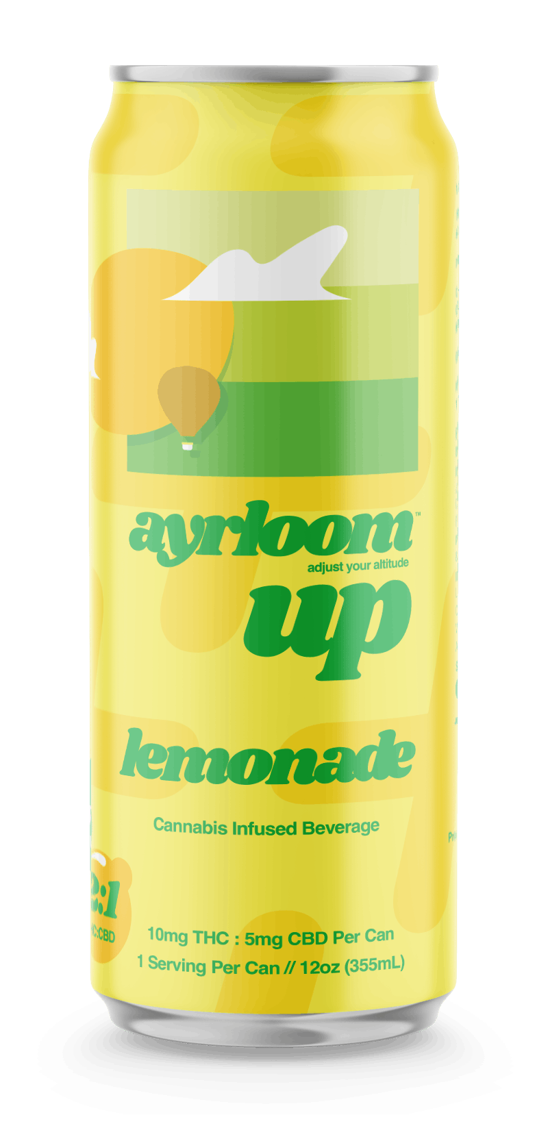 Photograph of product: Ayrloom | 2:1 10mg | Lemonade