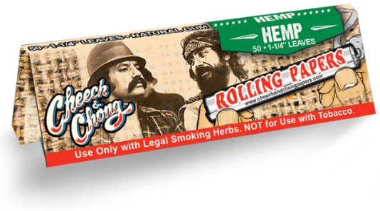 Photograph of product: Cheech and Chong - Hemp - 1 1/4" Rolling Papers