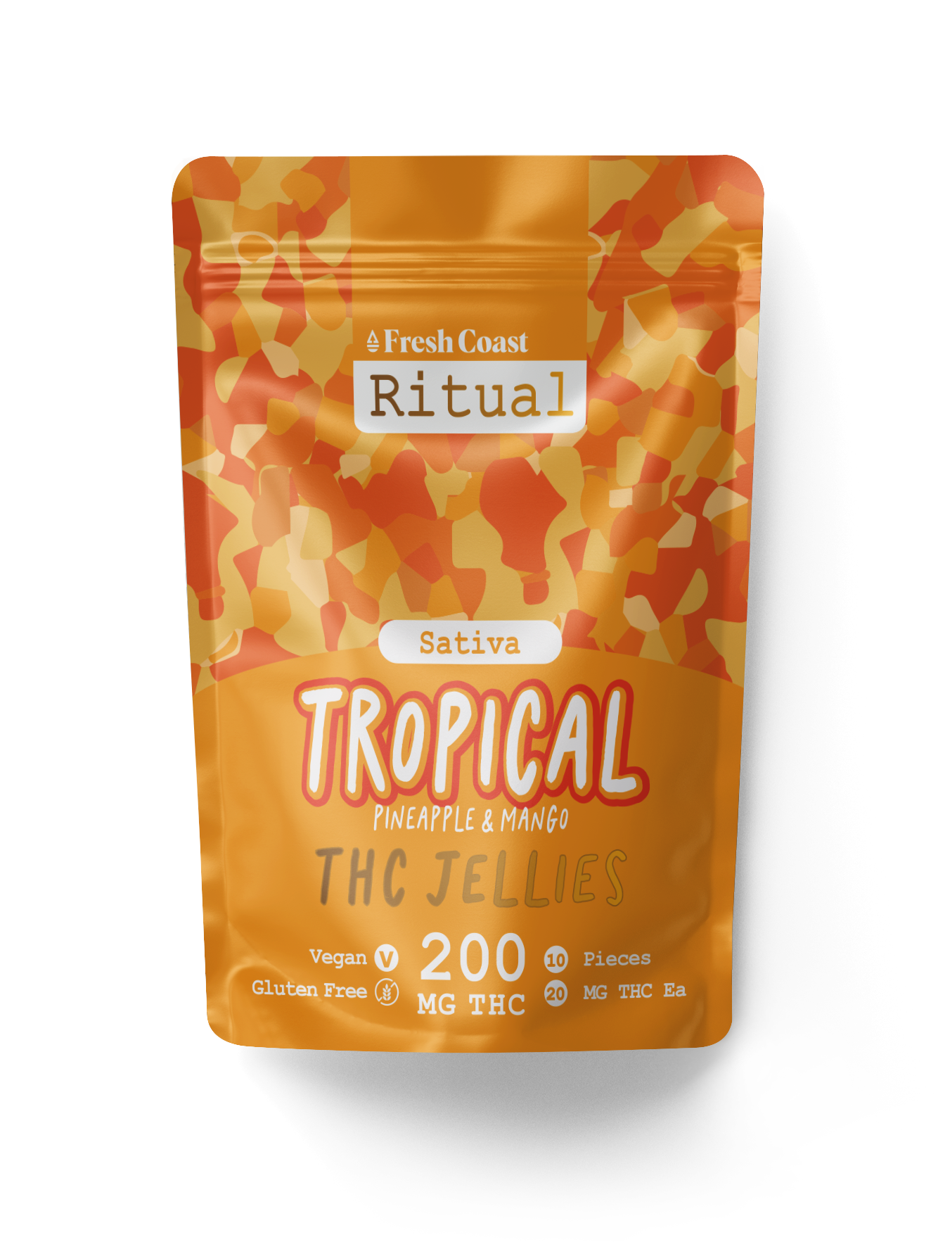 Photograph of product: Ritual Tropical Gummies | 200mg