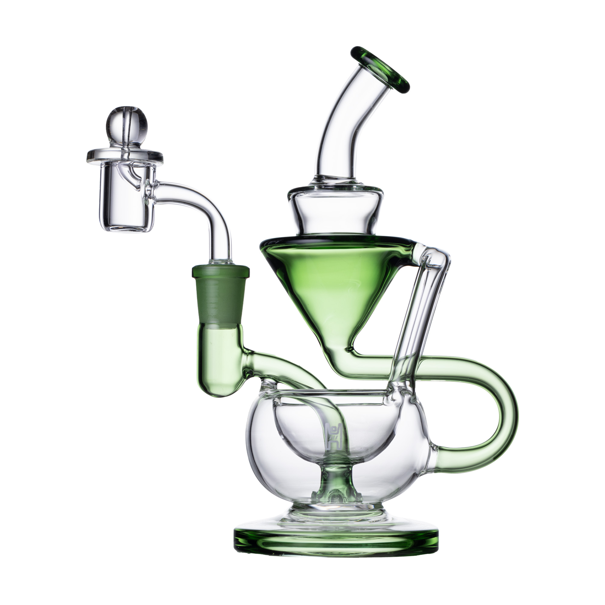 Photograph of product: HG | 8" Recycler Rig - Green