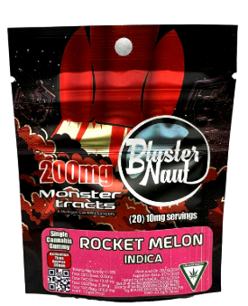 Photograph of product: Monster   200mg Blaster Naut   Rocket Melon