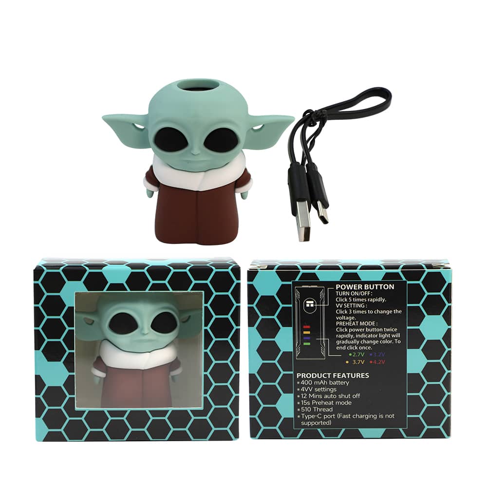 Photograph of product: Baby Yoda | 510 Threaded Battery