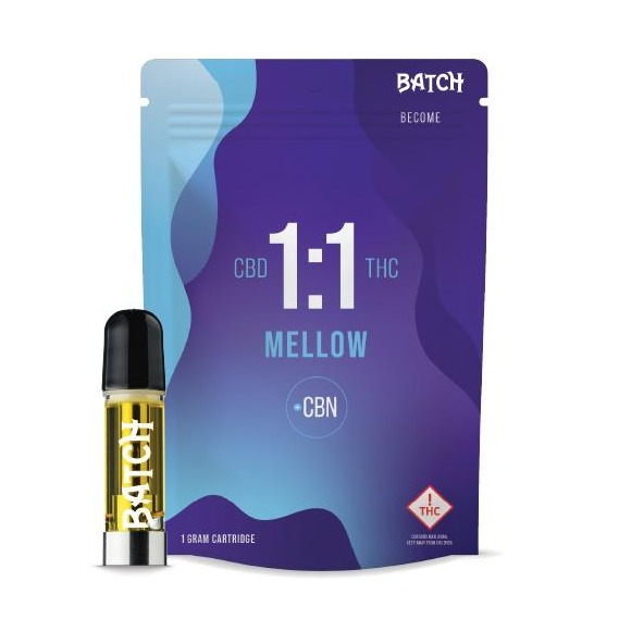 Photograph of product: Batch - Become Mellow 1:1 Cartridge 1g