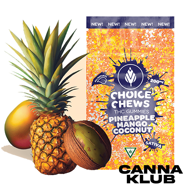Photograph of product: 200MG PINEAPPLE MANGO COCONUT