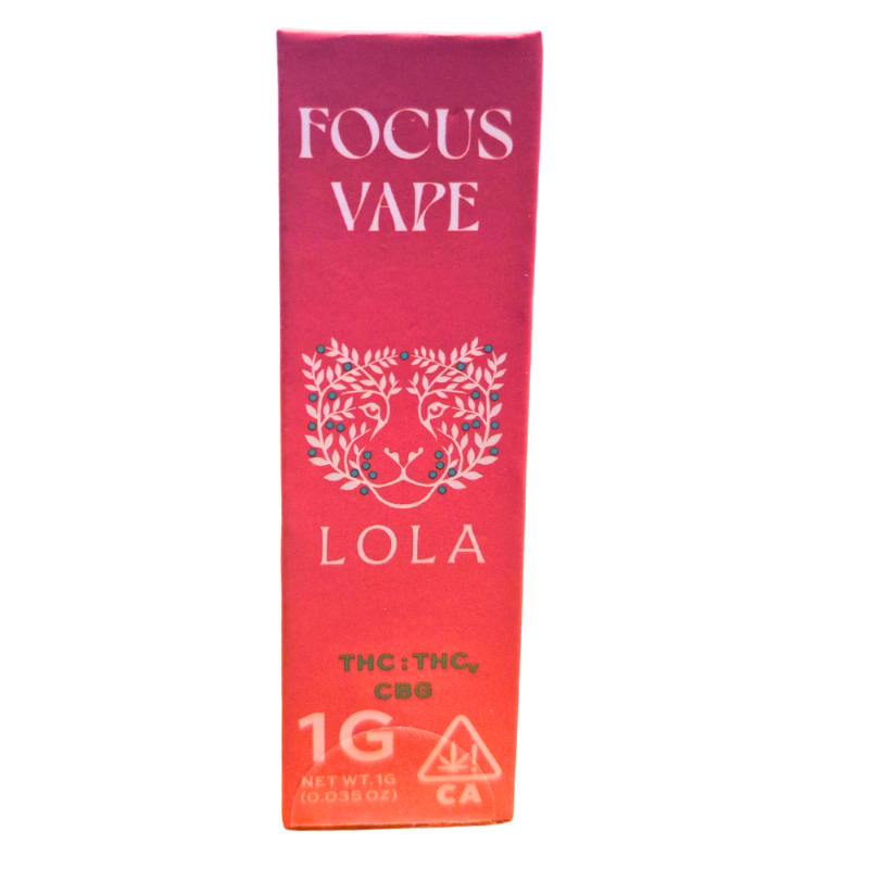 Photograph of product: Lola 1g AIO - Focus (TH-ouiV/ CBG)
