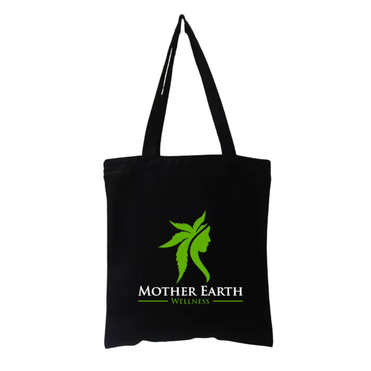 Photograph of product: Mother Earth Wellness Black Tote Bag