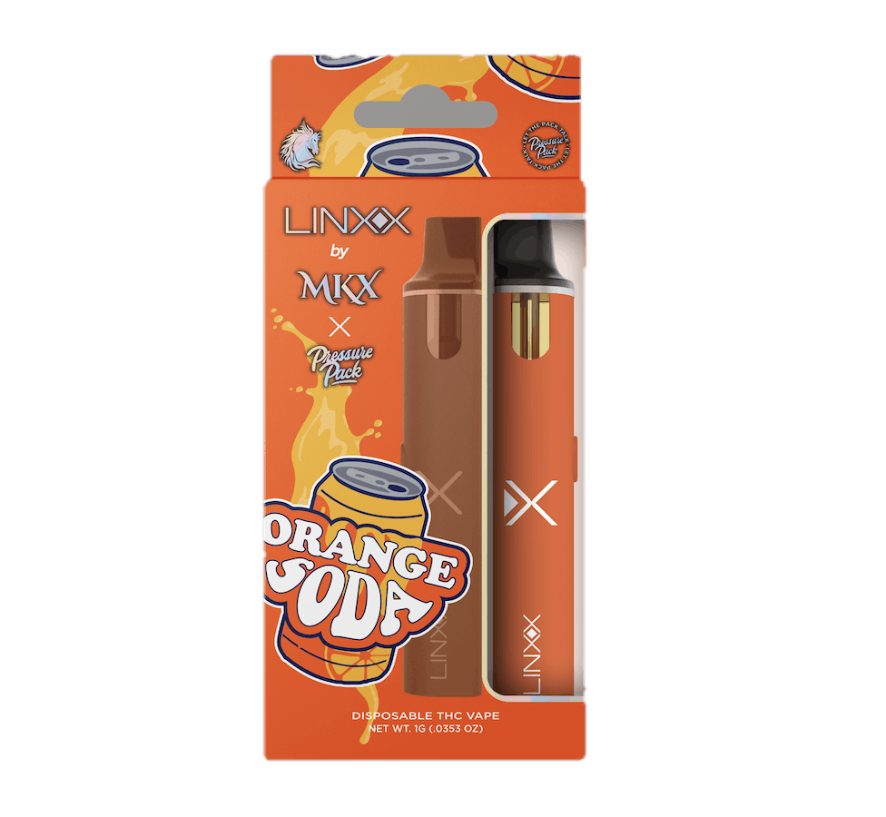 Photograph of product: Linxx | Orange Soda 1g Disposable