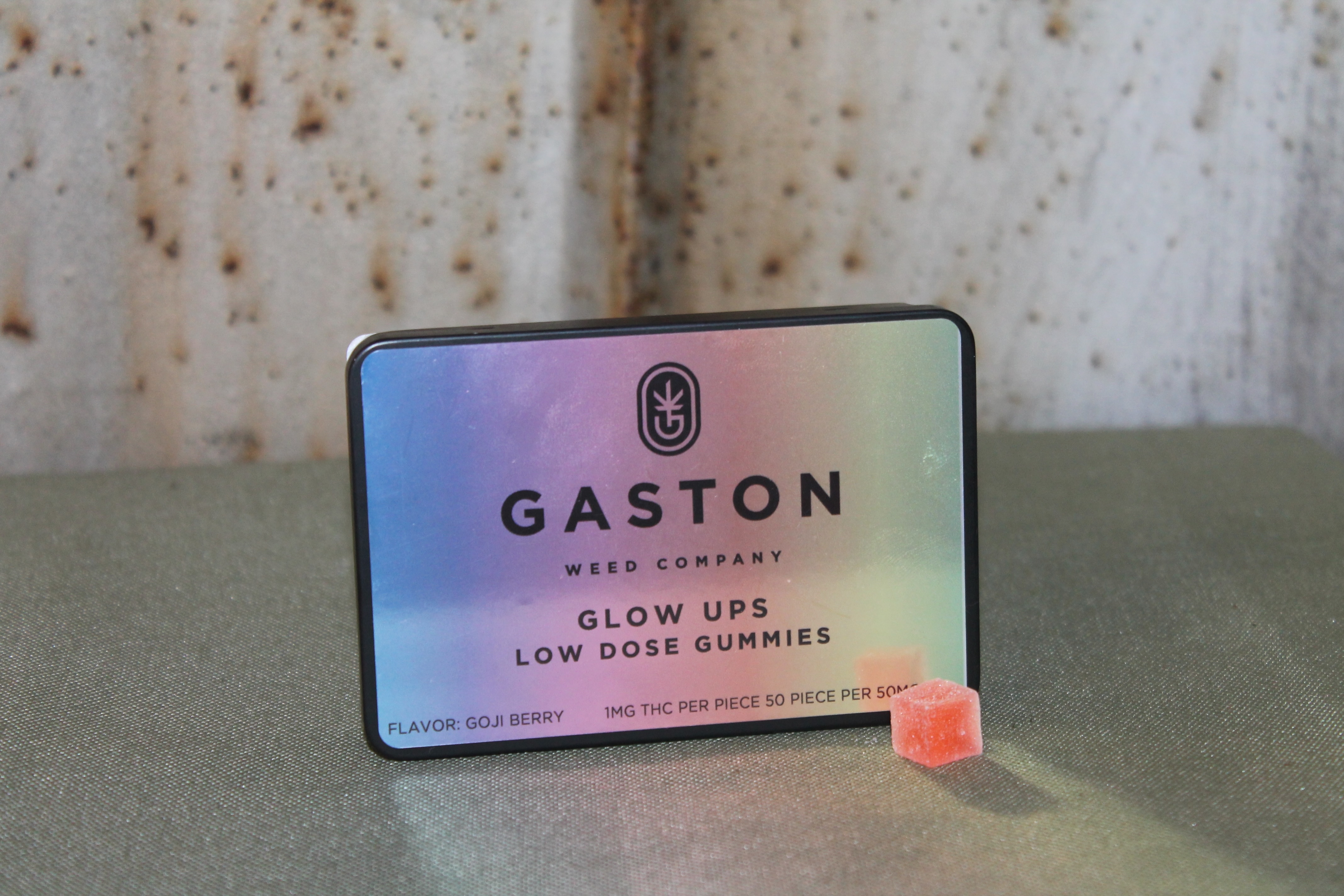 Photograph of product: Gaston | Goji Berry Gummies (1mg low-dose cubes)